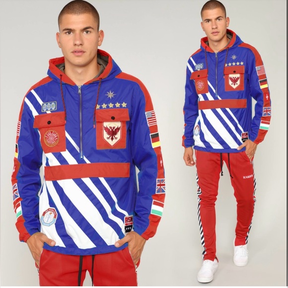 Reason Jackets & Coats Reason Windbreaker Hoodie Jacket 2 Zip Xxl